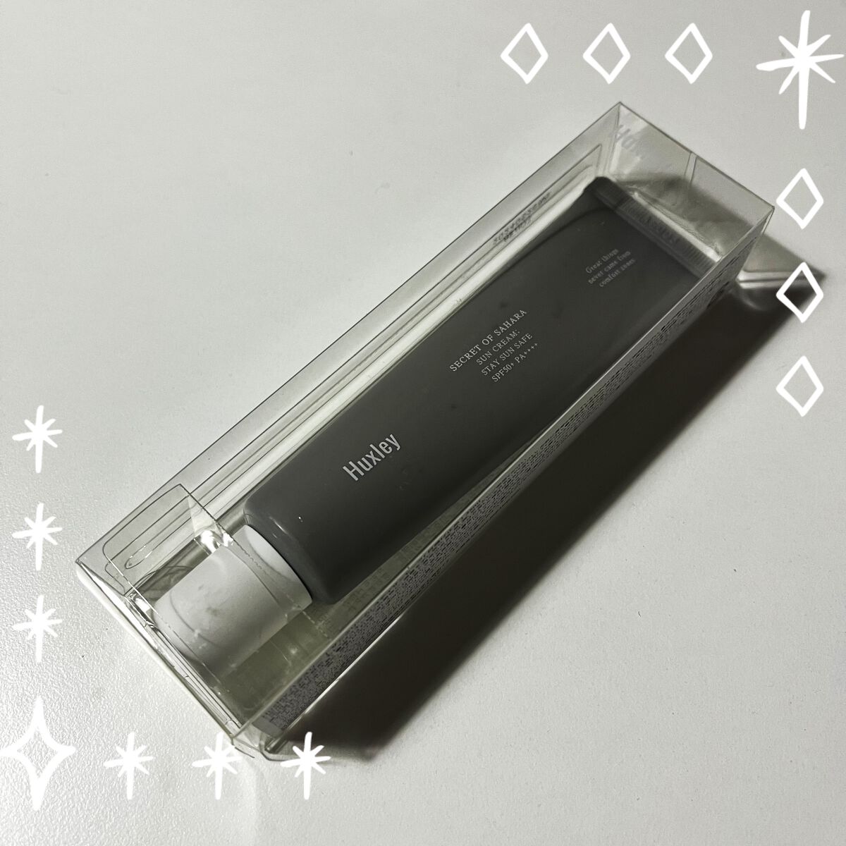 サンクリーム；ステイサンセーフ/Huxley/日焼け止めクリームを使ったクチコミ（1枚目）