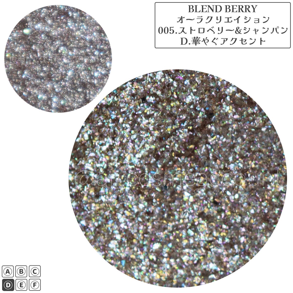 オーラクリエイション/BLEND BERRY/アイシャドウパレットを使ったクチコミ(5枚目)