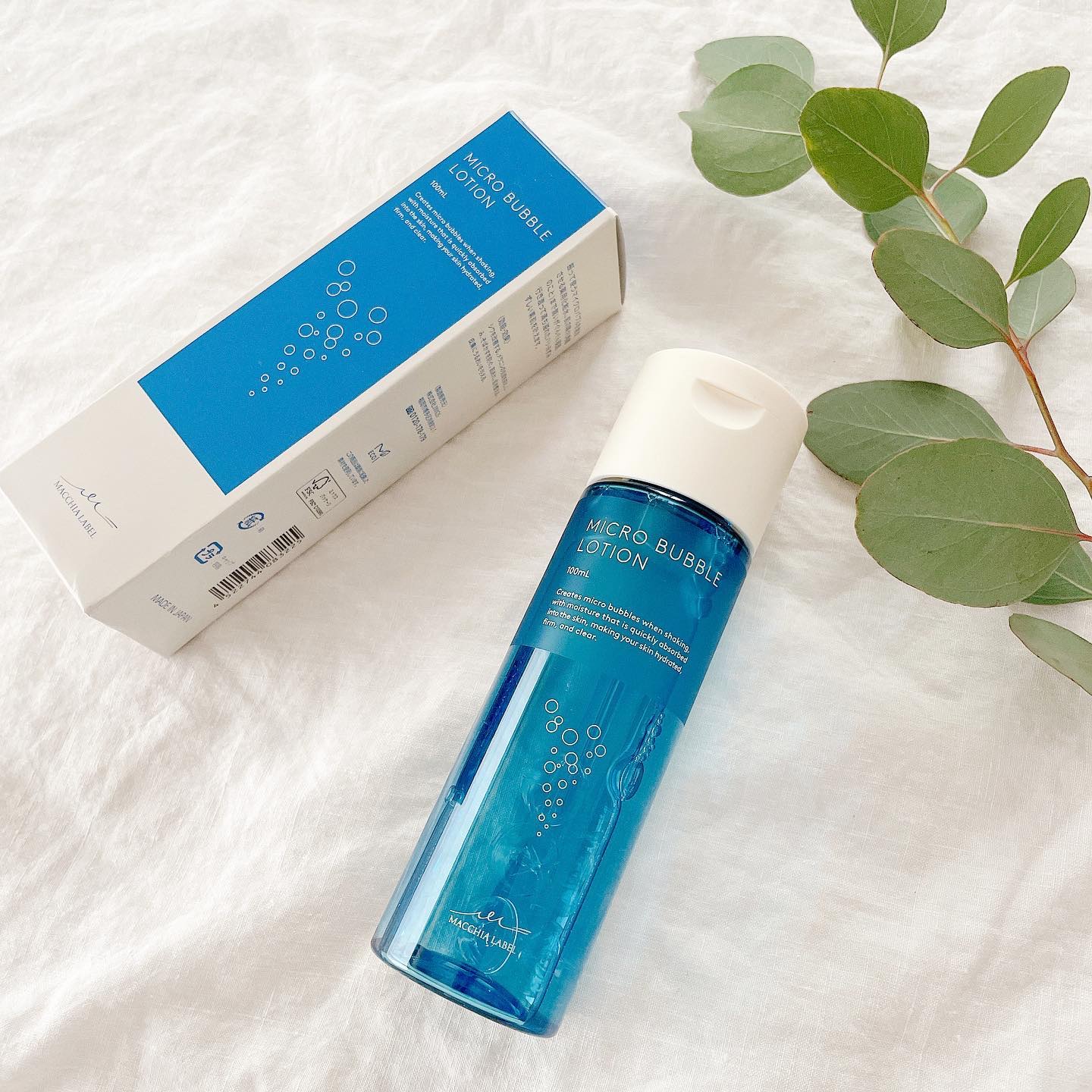 薬用マイクロバブルローション/Macchia Label/化粧水を使ったクチコミ（1枚目）