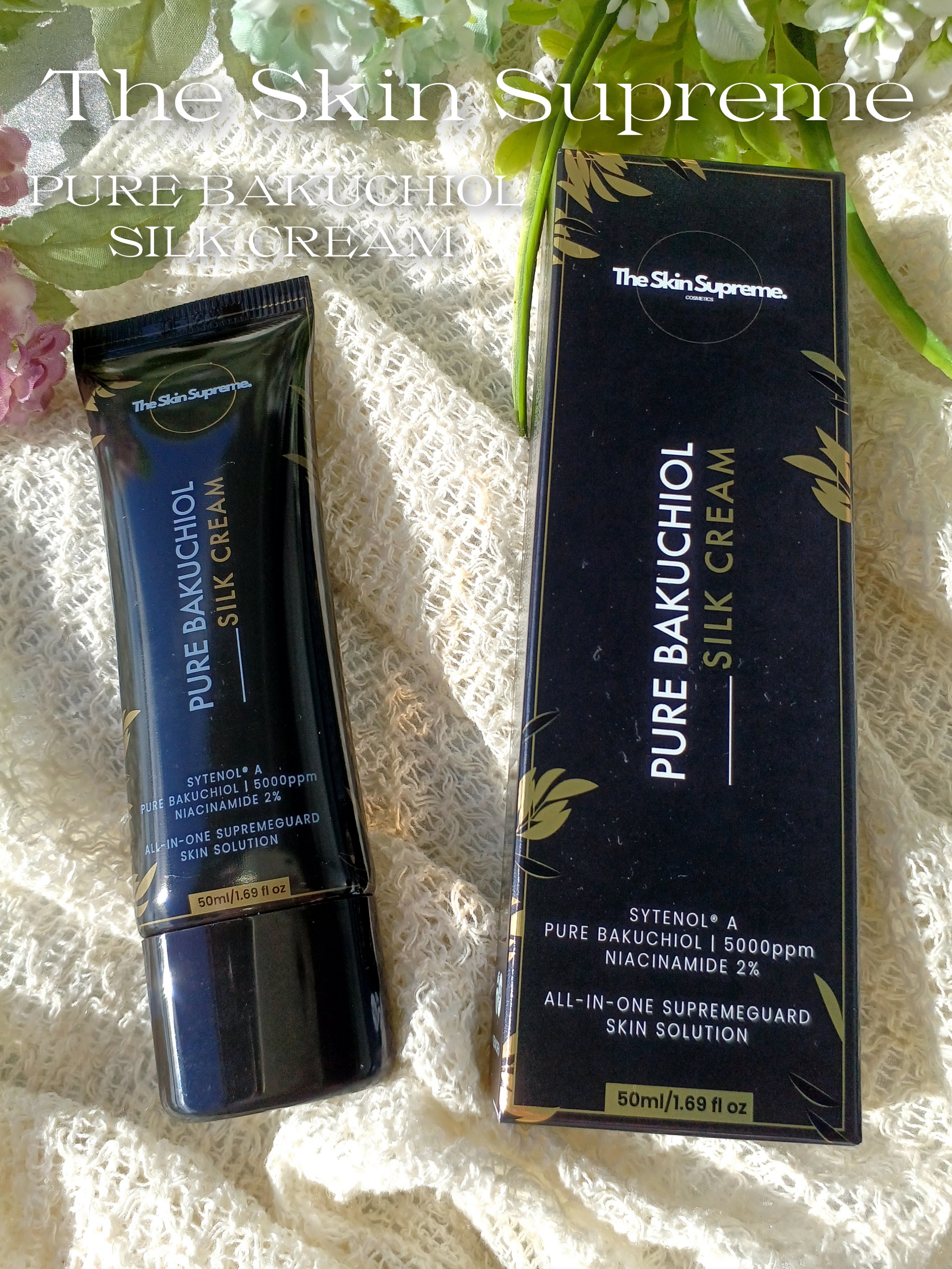 🖤【The Skin Supreme】🖤

【PURE BAKUCHIOL SILK CREAM】
〈ピュアバクチオールシルククリーム〉
《50ml》

こちらは🍃
The Skin Supreme様から
ご提供いただきました。

�