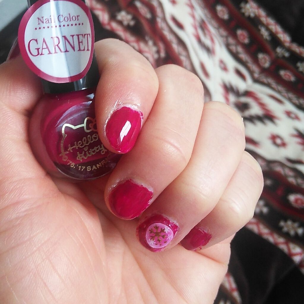 サンリオネイル/DAISO/マニキュアを使ったクチコミ（1枚目）