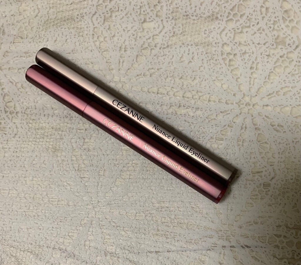 ニュアンスリキッドアイライナー/CEZANNE/リキッドアイライナーを使ったクチコミ(2枚目)