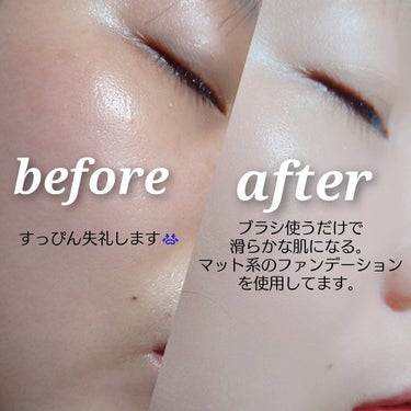 HASU FUDE ファンデーションブラシ/SHISEIDO/メイクブラシを使ったクチコミ（7枚目）