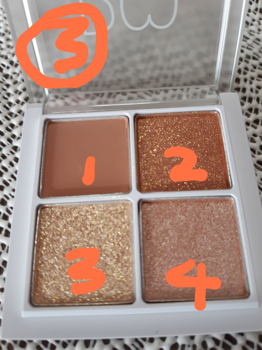 THE アイパレR/b idol/アイシャドウパレットを使ったクチコミ(2枚目)