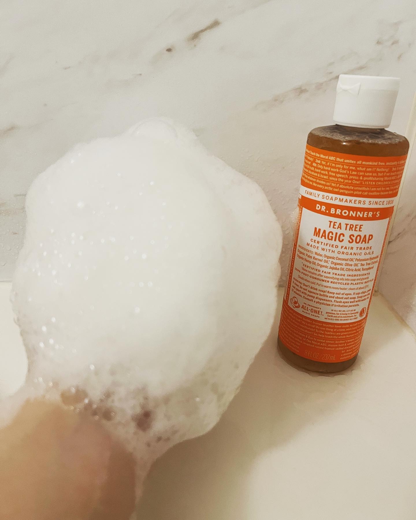 マジックソープ ティートゥリー/ドクターブロナー/ボディソープを使ったクチコミ（3枚目）