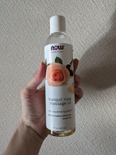 tranquil rose  massage  oil/now solutions/フェイスオイルを使ったクチコミ（2枚目）