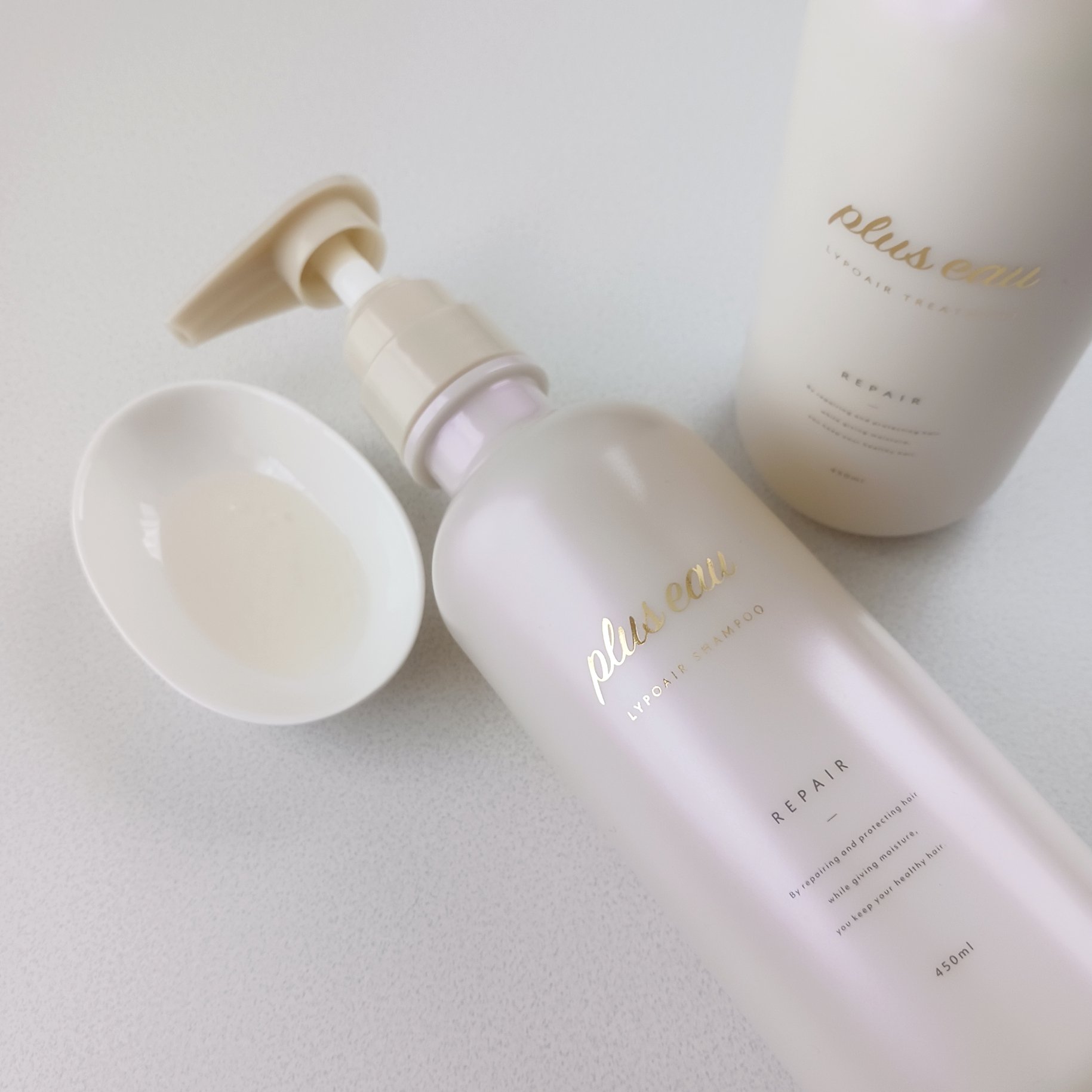 リポアシャンプー/リポアトリートメント/plus eau/市販シャンプーを使ったクチコミ（2枚目）