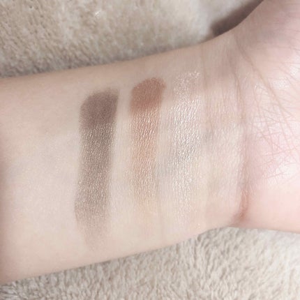 トーンアップアイシャドウ/CEZANNE/アイシャドウパレットを使ったクチコミ(3枚目)