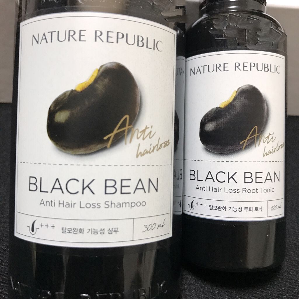 ブラックビーンアンチヘアロス頭皮トニック/ネイチャーリパブリック/頭皮ローションを使ったクチコミ（2枚目）