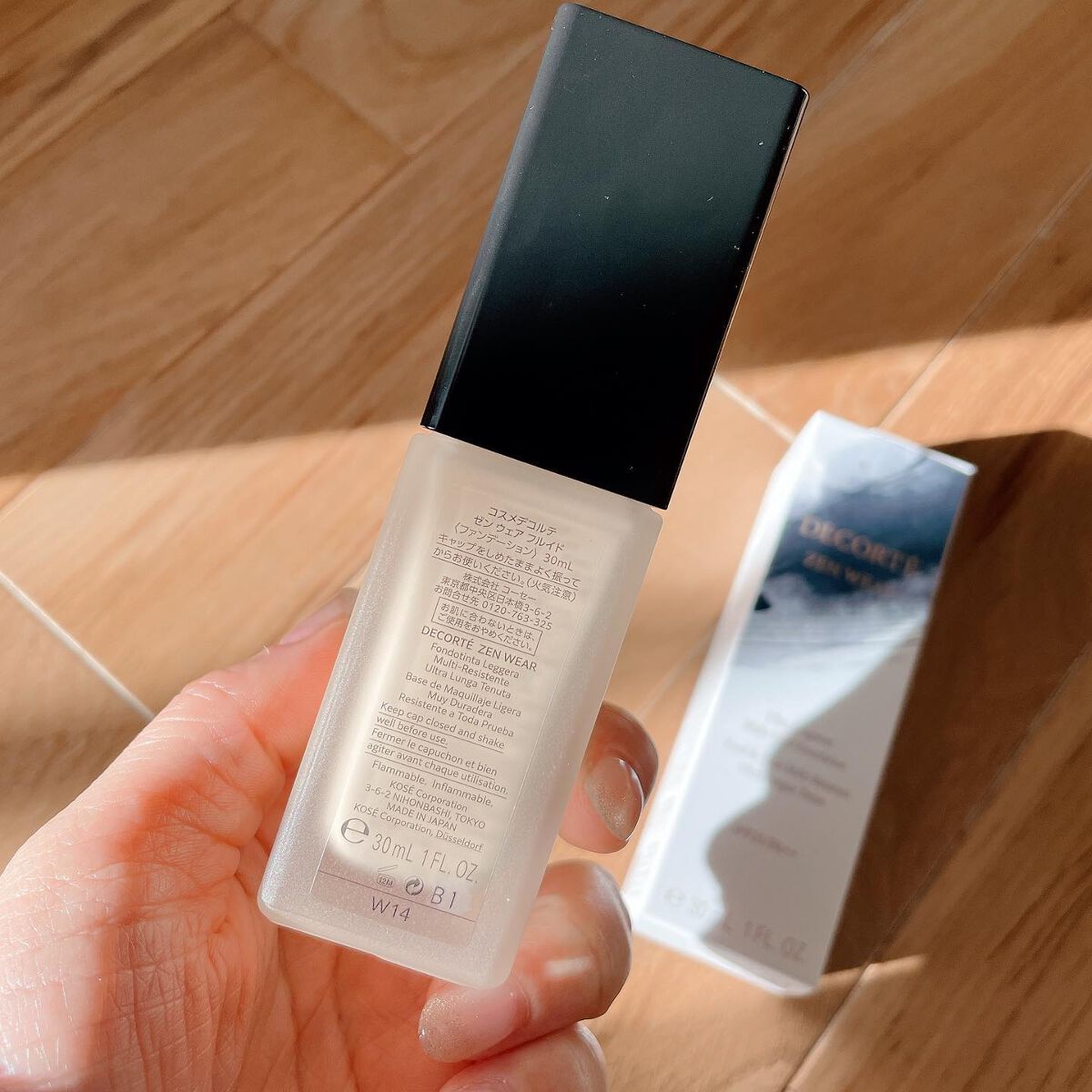 ゼン ウェア フルイド W14/DECORTÉ/リキッドファンデーションを使ったクチコミ（2枚目）