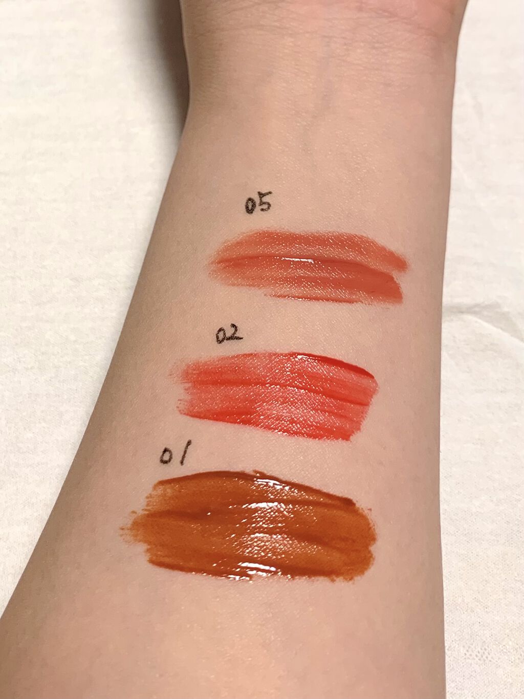 ジューシーリブティント/RICAFROSH/リップティントを使ったクチコミ（2枚目）