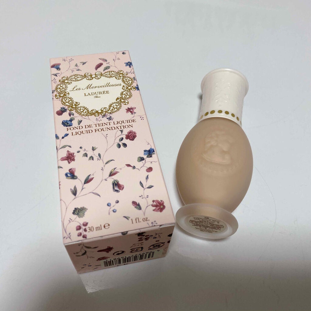 リクイド ファンデーション/レ・メルヴェイユーズ ラデュレ/リキッドファンデーションを使ったクチコミ(1枚目)