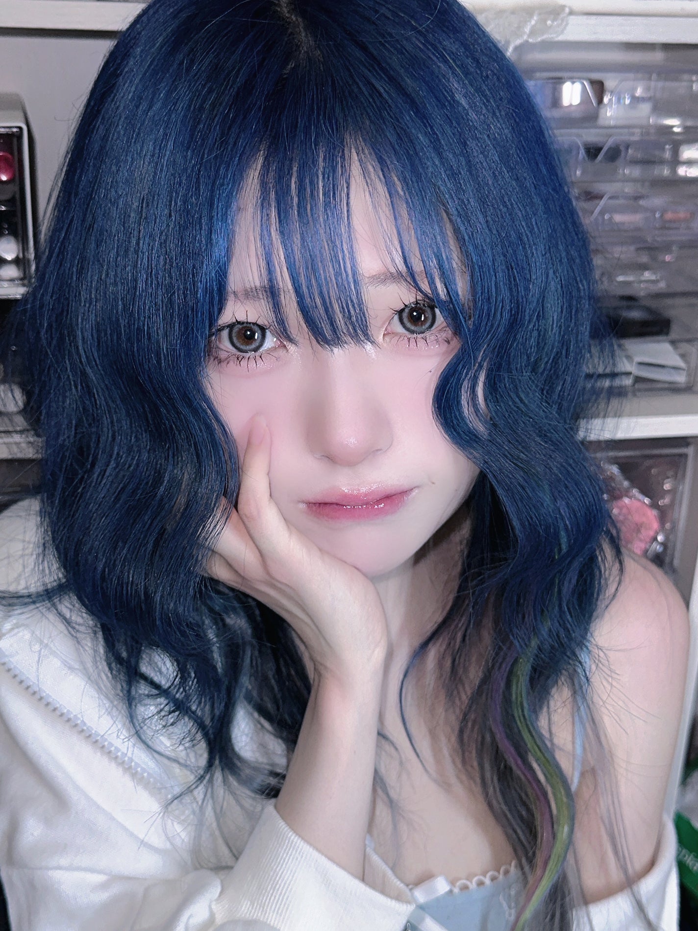 リキッド グリッター シャドウ/rom&nd/グリッターを使ったクチコミ(2枚目)