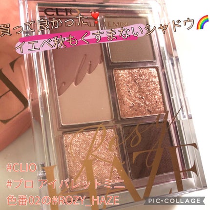 プロ アイパレット ミニ/CLIO/アイシャドウパレットを使ったクチコミ(1枚目)