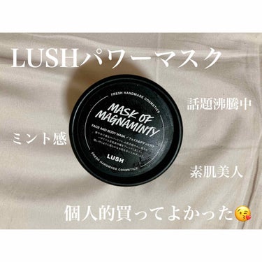 SNSでめちゃくちゃ人気な
LUSHパワーマスク
について紹介します！！

インスタやっている女子なら誰でも1度は耳にしたことあるであろうめちゃくちゃ人気のパックですよね！


……………

1350➕