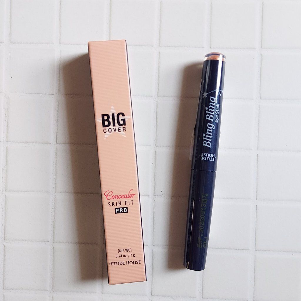 キラキラ アイシャドウ/ETUDE/スティックアイシャドウを使ったクチコミ(2枚目)