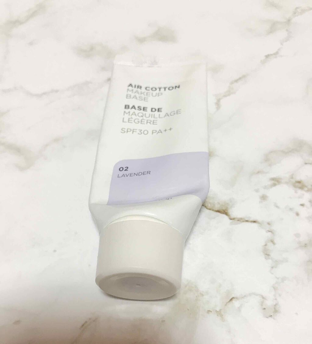 エアコットンメイクアップべース /THE FACE SHOP/化粧下地を使ったクチコミ（3枚目）