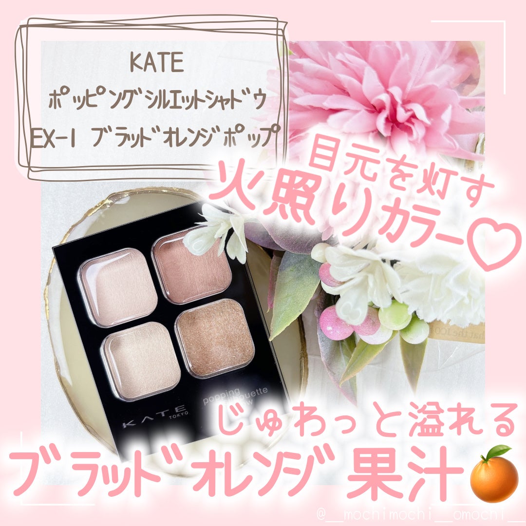 ケイト ポッピングシルエットシャドウ/KATE/アイシャドウパレットを使ったクチコミ(1枚目)