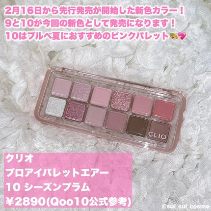 プロ アイ パレット エアー/CLIO/アイシャドウパレットを使ったクチコミ(2枚目)