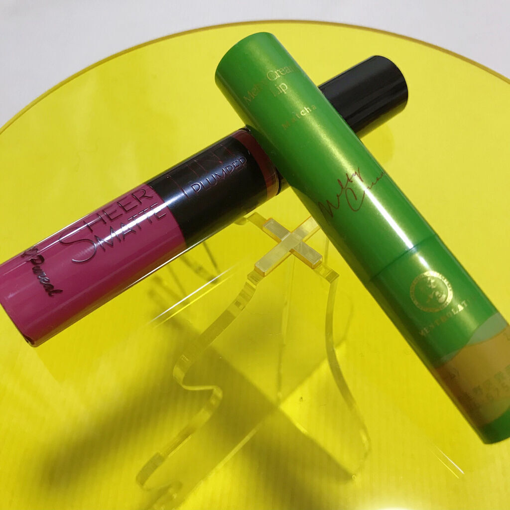 シアーマットティントプランパー 本命ローズ（RS）/ピュレア/リップティントを使ったクチコミ（1枚目）