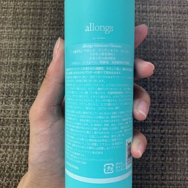 アロング インティメイト クレンザーのクチコミ「allongs  アロング
インティメイトクレンザー
200ml / 税込1.890円

デリ.....」（3枚目）