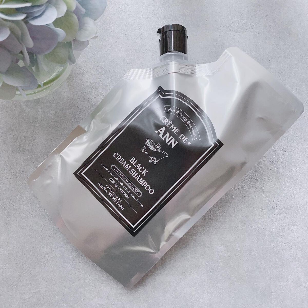 ブラッククリームシャンプー/creme de Ann/市販シャンプーを使ったクチコミ(1枚目)