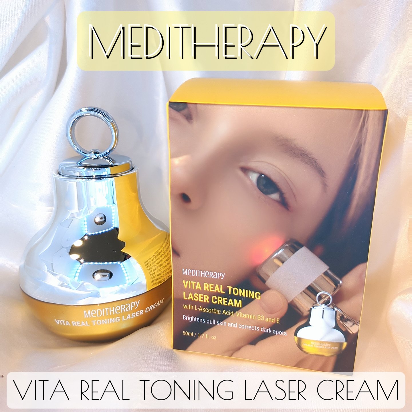 ビタリアルトーニングレーザークリーム/MEDITHERAPY/フェイスクリームを使ったクチコミ（1枚目）