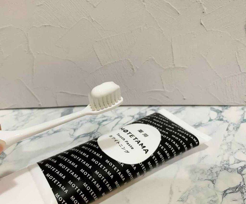 薬用歯磨き粉ペースト/MOTETAMA(モテたま)/歯磨き粉を使ったクチコミ（2枚目）