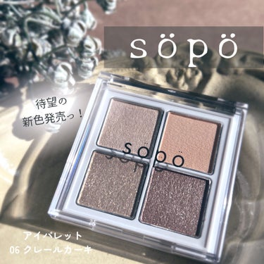 アイパレット/sopo/アイシャドウパレットを使ったクチコミ（1枚目）