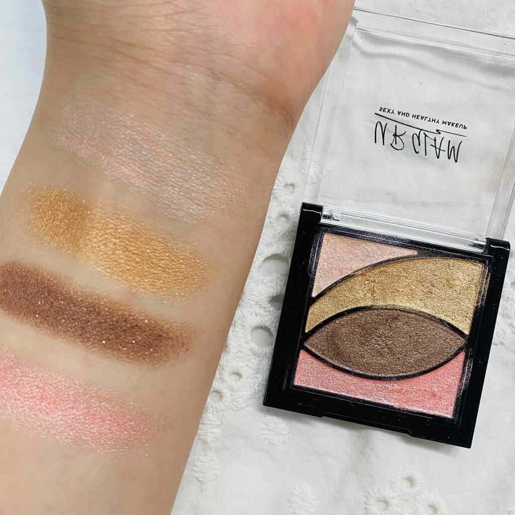 UR GLAM　VELVET EYE COLOR PALETTE/U R GLAM/アイシャドウパレットを使ったクチコミ（2枚目）