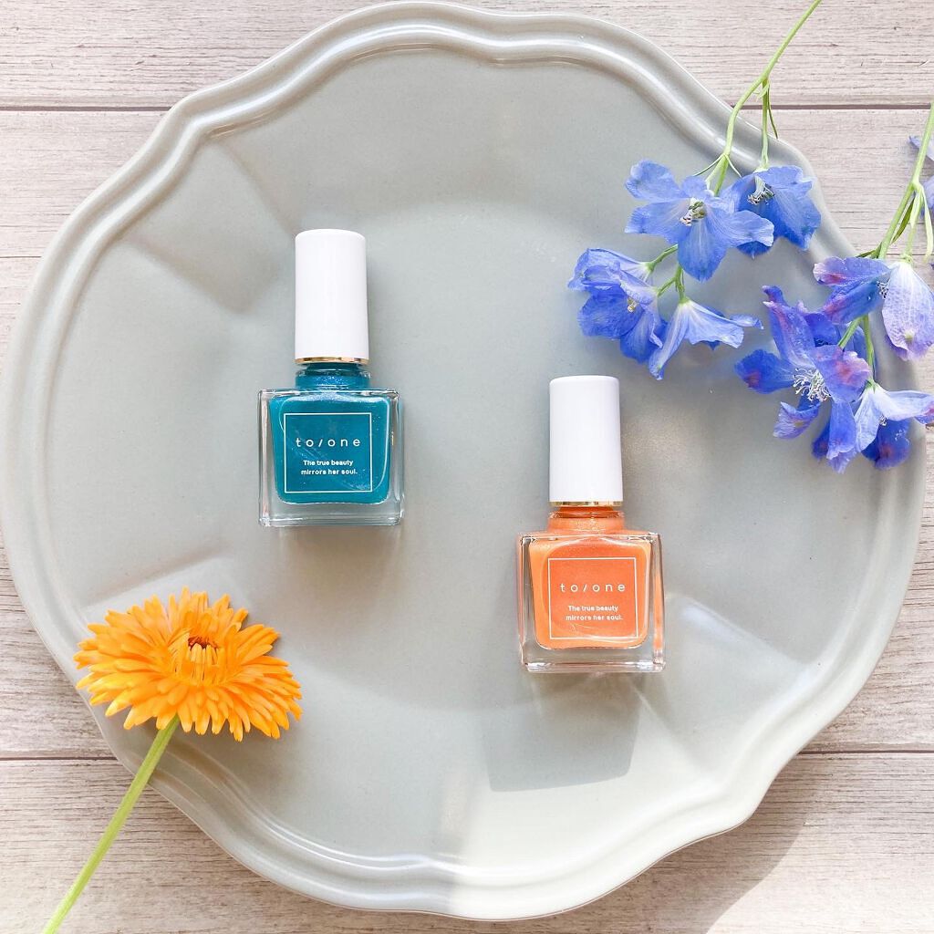 カラー トップコート/to/one/ネイルトップコートを使ったクチコミ（1枚目）