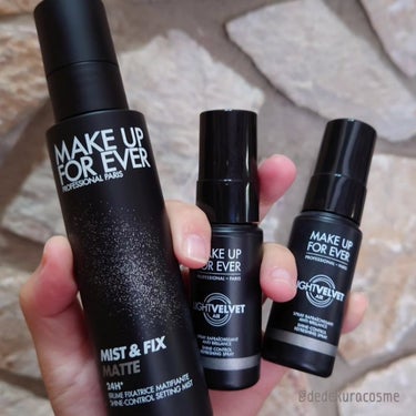 MAKE UP FOR EVER ミスト＆フィックス マットのクチコミ「メイクアップフォーエバー
ミスト＆フィックスマット

MUFEの大好きなライトベルベットエアを.....」（2枚目）