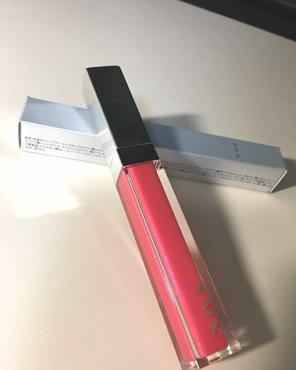 RMK リップジェリーグロス 02 ロマンティック ピンク/RMK/リップグロスを使ったクチコミ（1枚目）