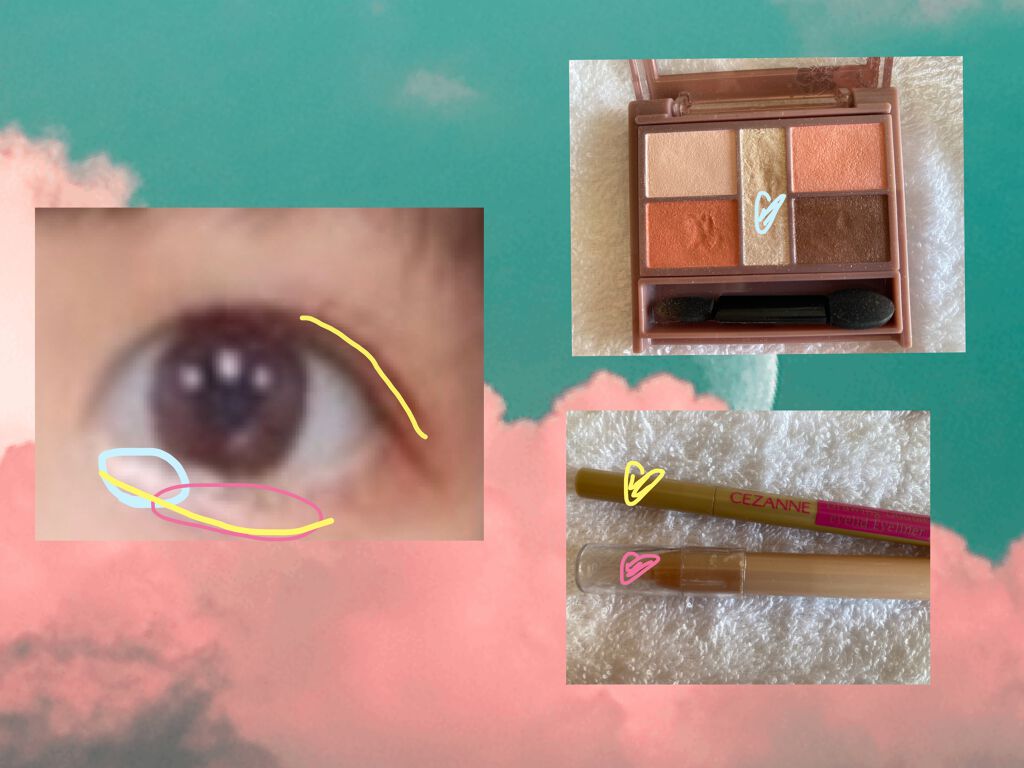 パーフェクトマルチアイズ/キャンメイク/アイシャドウパレットを使ったクチコミ(3枚目)