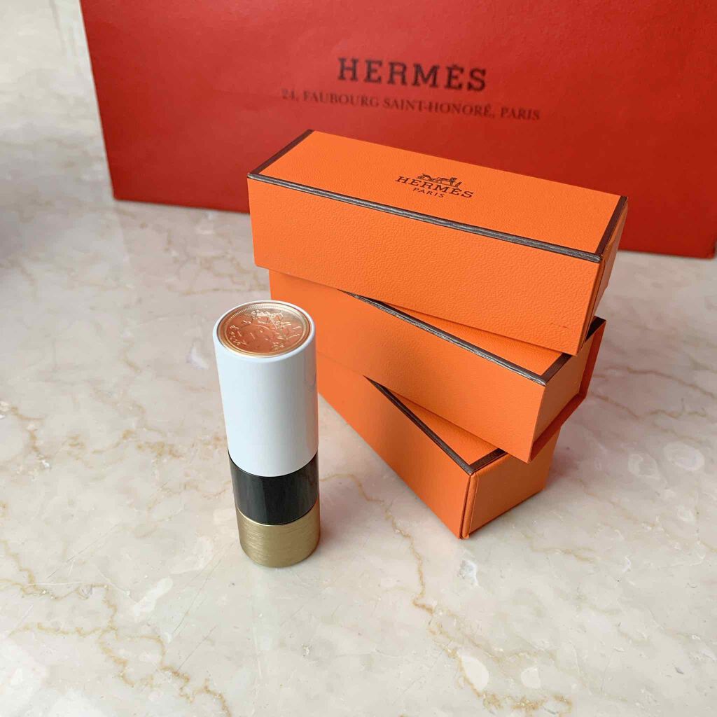 〈ルージュ・エルメス〉 ルージュ ア レーヴル サティネ/エルメス/口紅を使ったクチコミ（1枚目）