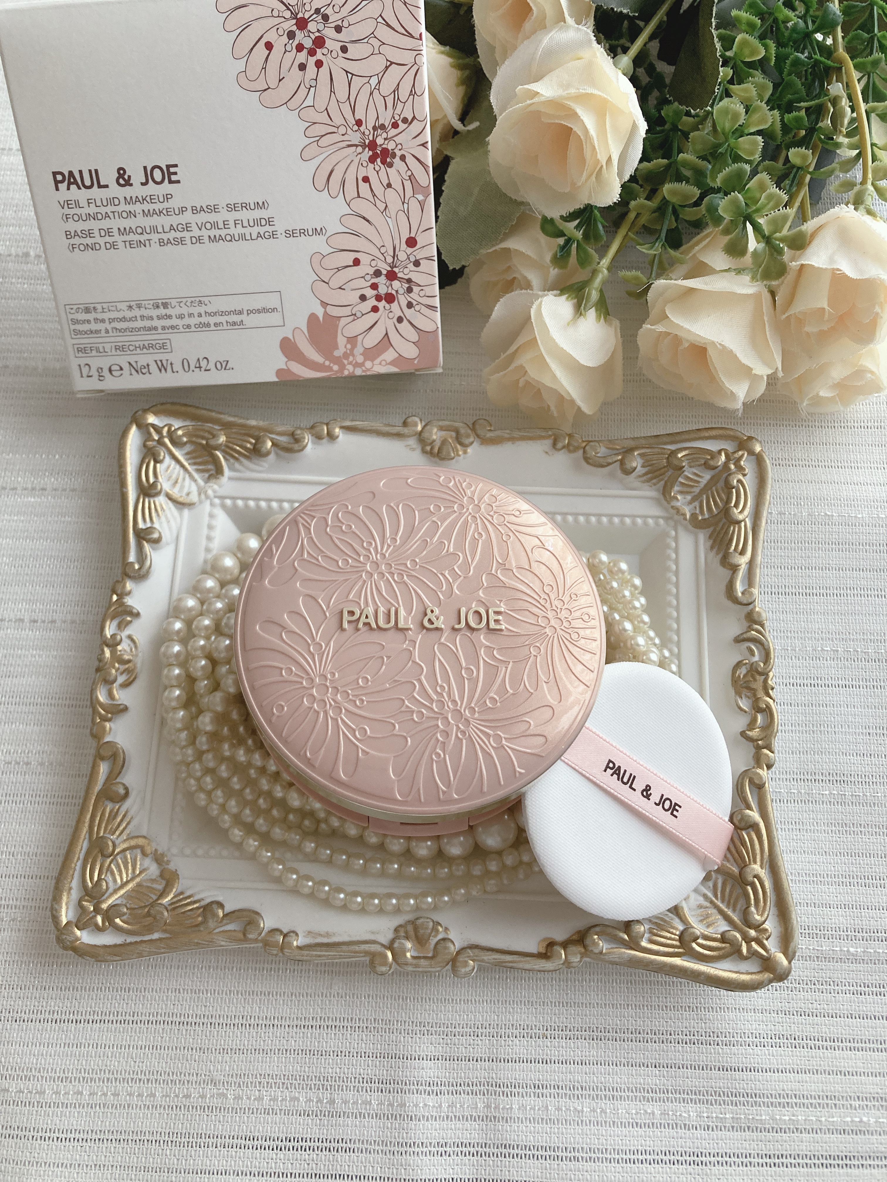 シースルー ヴェール コンパクト/PAUL & JOE BEAUTE/ファンデーションを使ったクチコミ（1枚目）