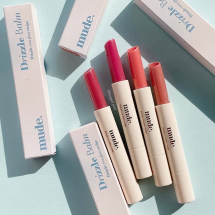 ドリズルバーム/mude/口紅を使ったクチコミ(3枚目)