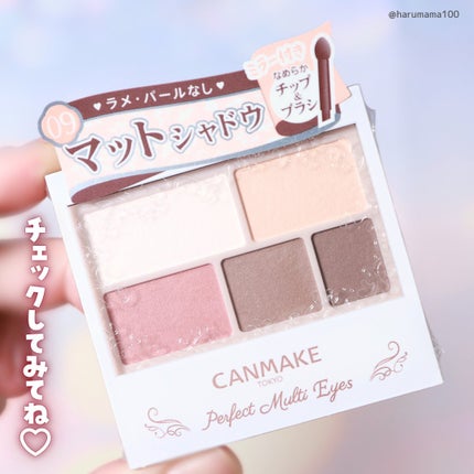 パーフェクトマルチアイズ/キャンメイク/アイシャドウパレットを使ったクチコミ(8枚目)