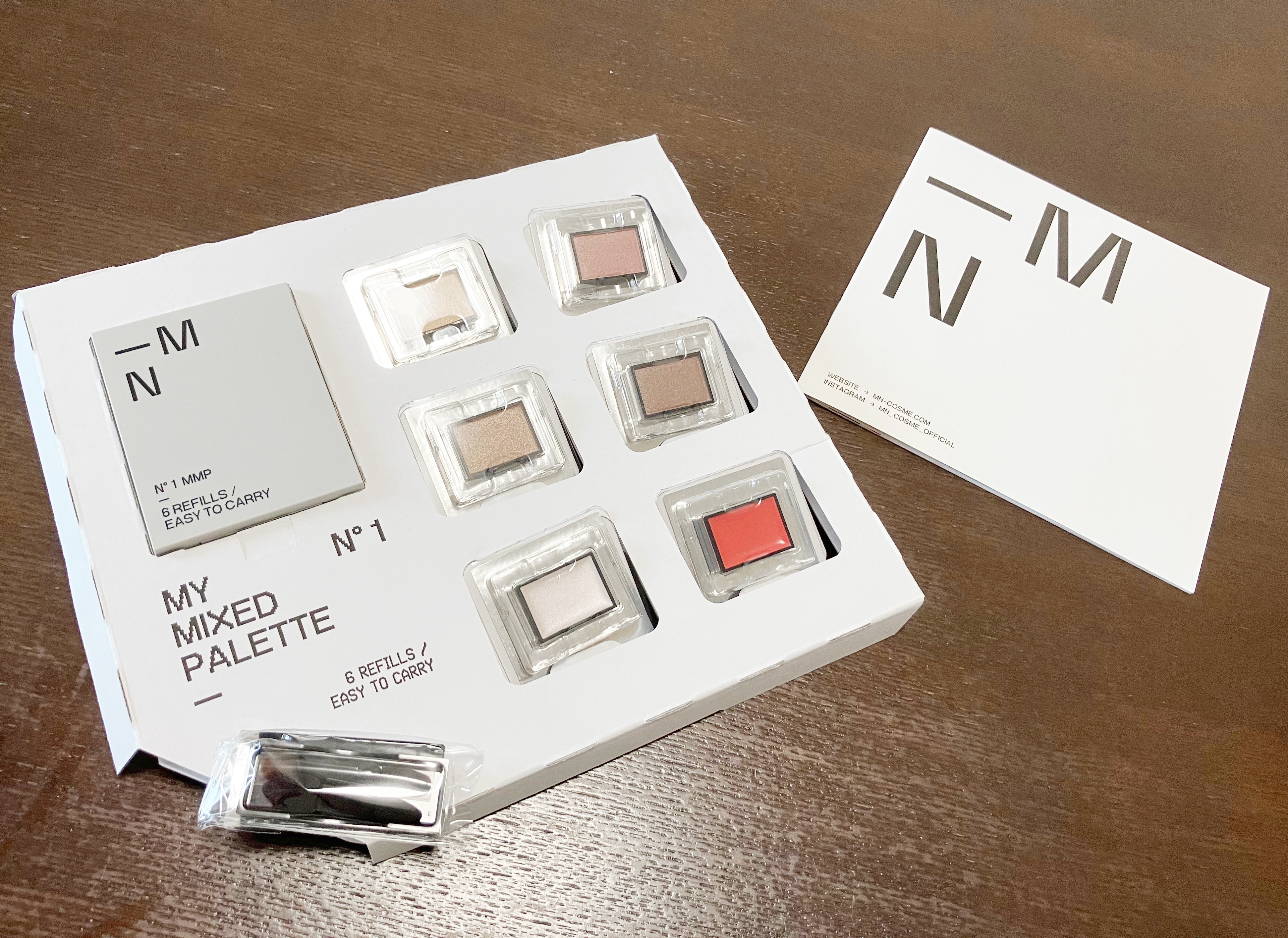 MY MIXED PALETTE 6色カスタムパレット 06 WANDER/MN/マルチパレットを使ったクチコミ（3枚目）