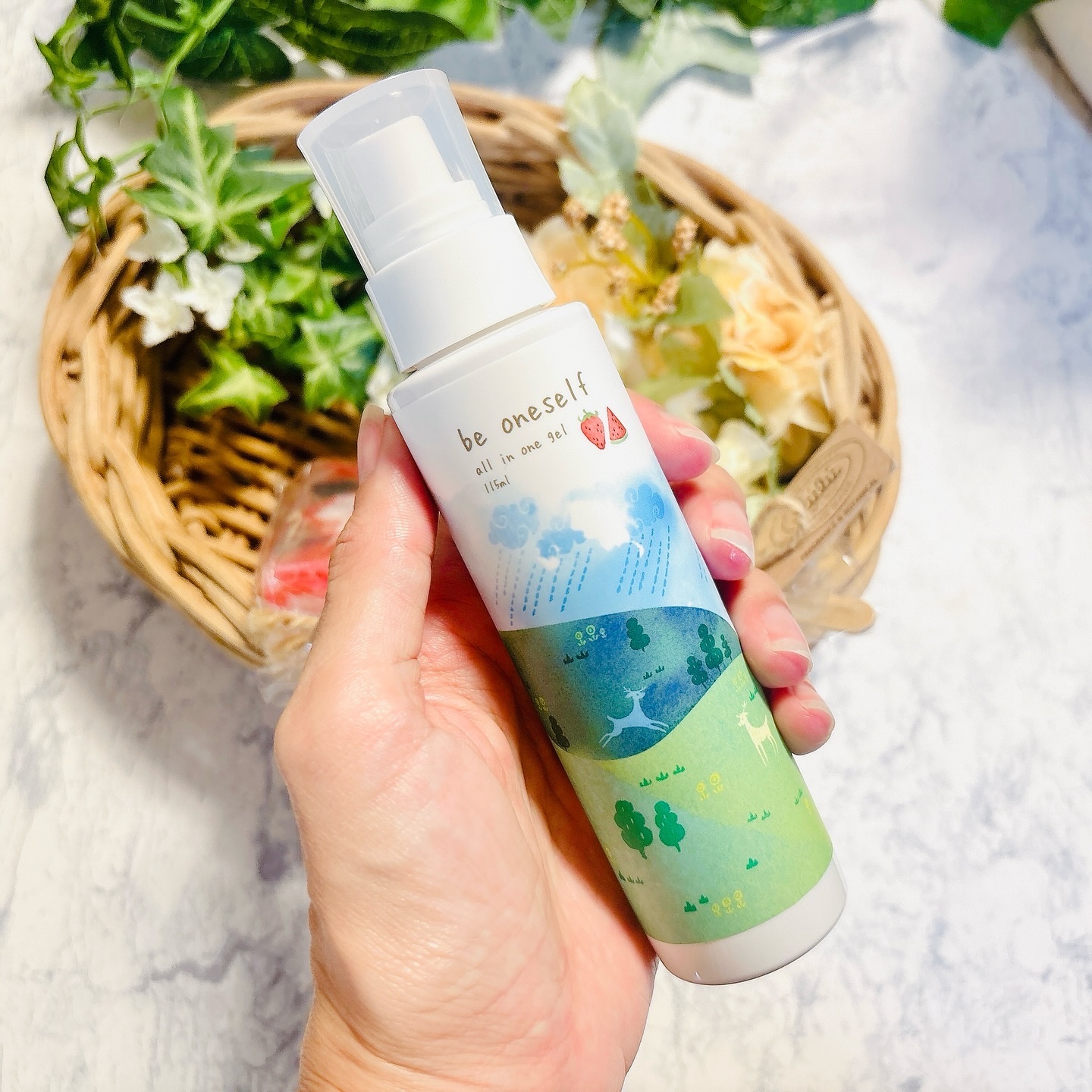 オールインワンジェル/be oneself/オールインワン化粧品を使ったクチコミ（2枚目）