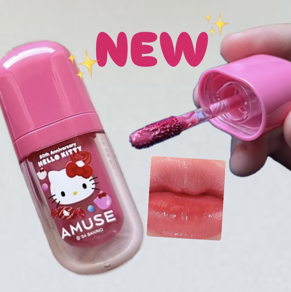 べべティント 09 チェリーキキ（限定）/AMUSE/リップティントを使ったクチコミ（1枚目）