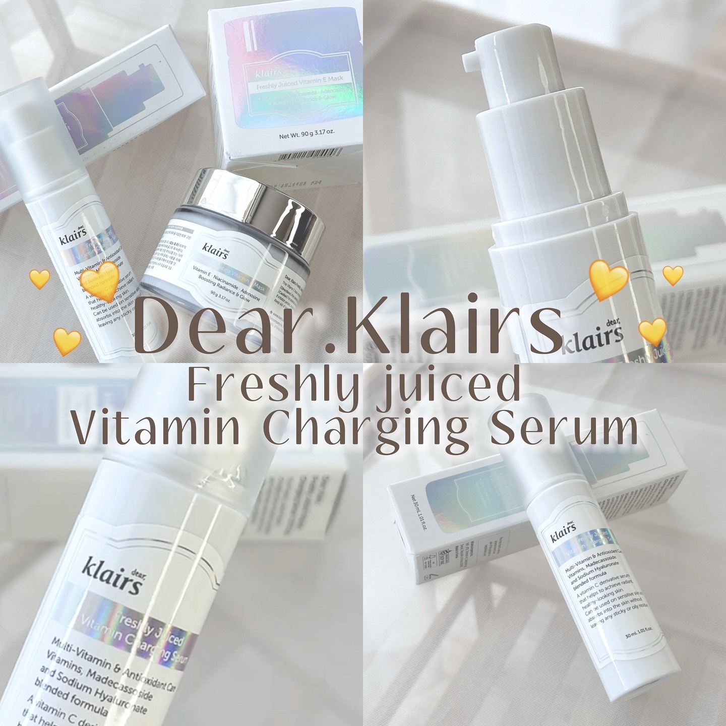 フレッシュリージュースドビタミンチャージングセラム(30ml)/Klairs/美容液を使ったクチコミ（2枚目）