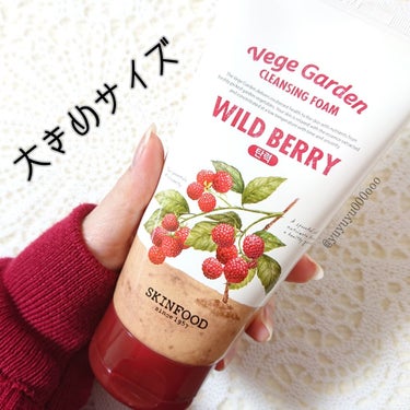 SKINFOOD ベジガーデン クレンジングフォームのクチコミ「ベリー系の香りの洗顔フォーム🍓

SKIN FOOD
ベジガーデンクレンジングフォーム
ワイル.....」（2枚目）