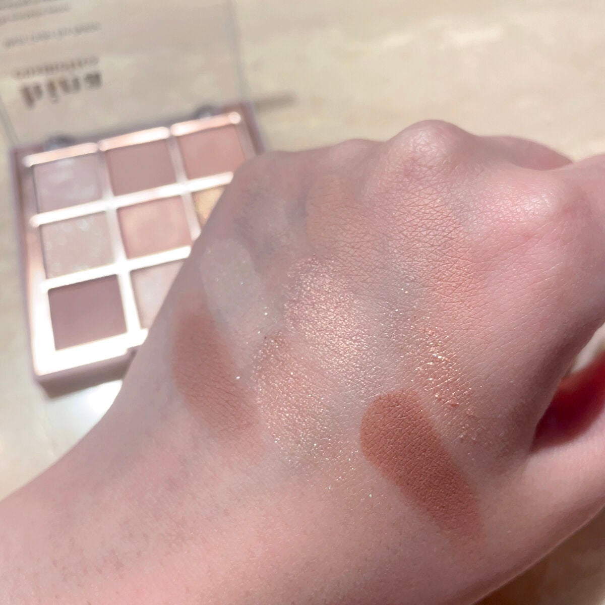 マルチアンダーアイパレット/hina cosmetics/アイシャドウパレットを使ったクチコミ(3枚目)