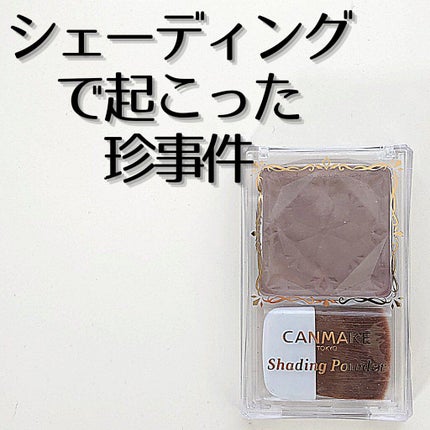 シェーディングパウダー/キャンメイク/シェーディングを使ったクチコミ(1枚目)