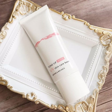 リペア&バランス スキンケアUVベース<トーンアップローズ>/Repair&Balance/日焼け止めクリームを使ったクチコミ(1枚目)