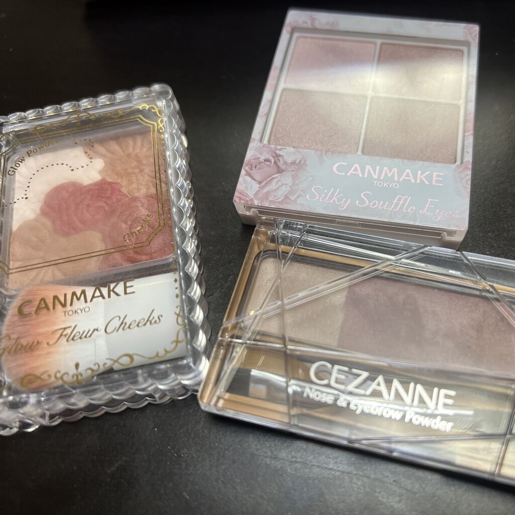 グロウフルールチークス/キャンメイク/パウダーチークを使ったクチコミ（1枚目）