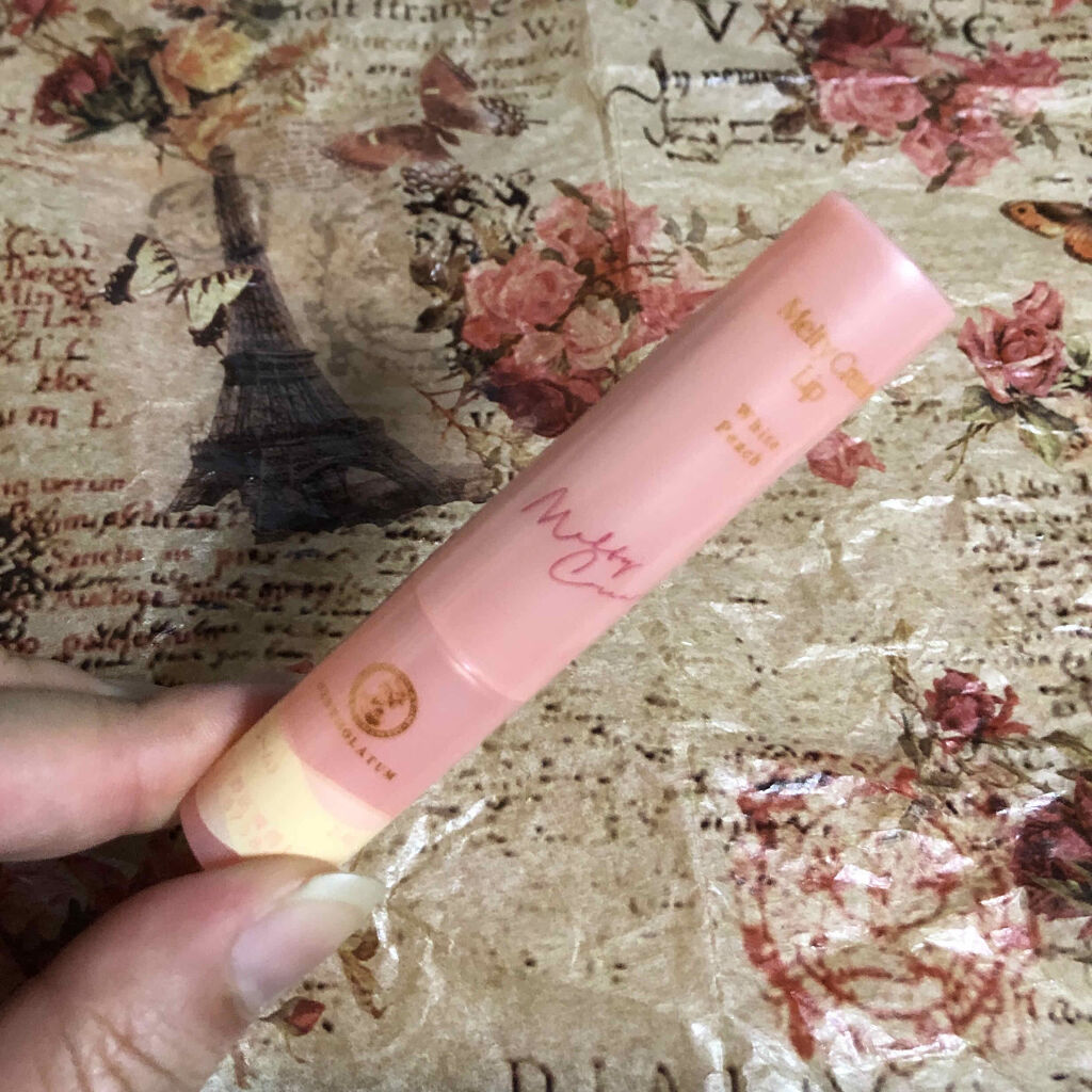 メルティクリームリップ 完熟白桃の香り/メンソレータム/リップクリームを使ったクチコミ（2枚目）