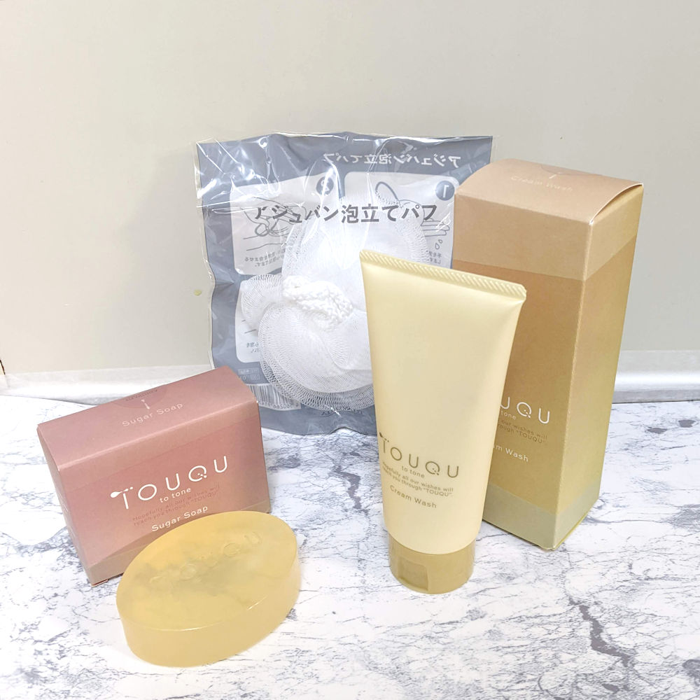 TOUQU to tone　シュガーソープ/TOUQU to tone/洗顔石鹸を使ったクチコミ（1枚目）