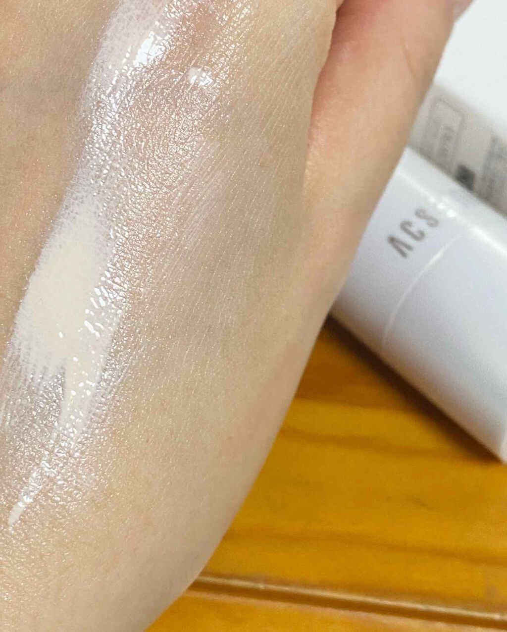 スーパーサンシールド  EX＜R＞/ACSEINE/日焼け止めクリームを使ったクチコミ（3枚目）